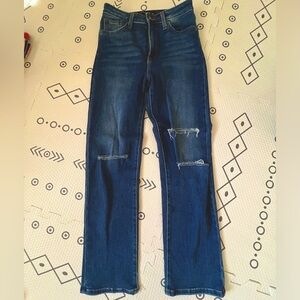 JUST BLACK DENIM medium wash high waist mom jean